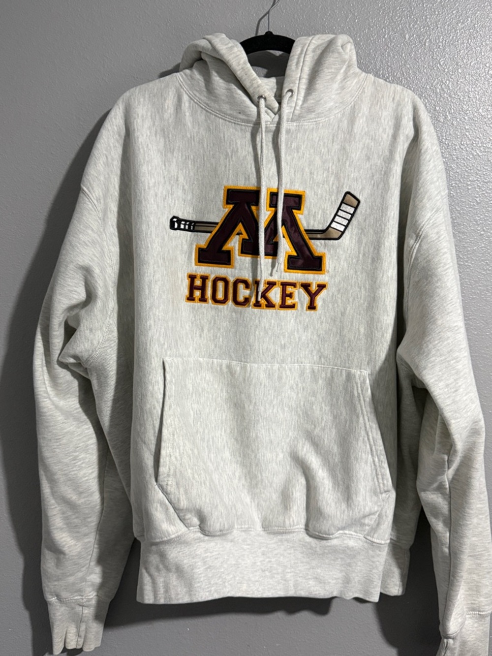Signature Concepts University of Minnesota Hockey Hooded Sweatshirt - Light Gray